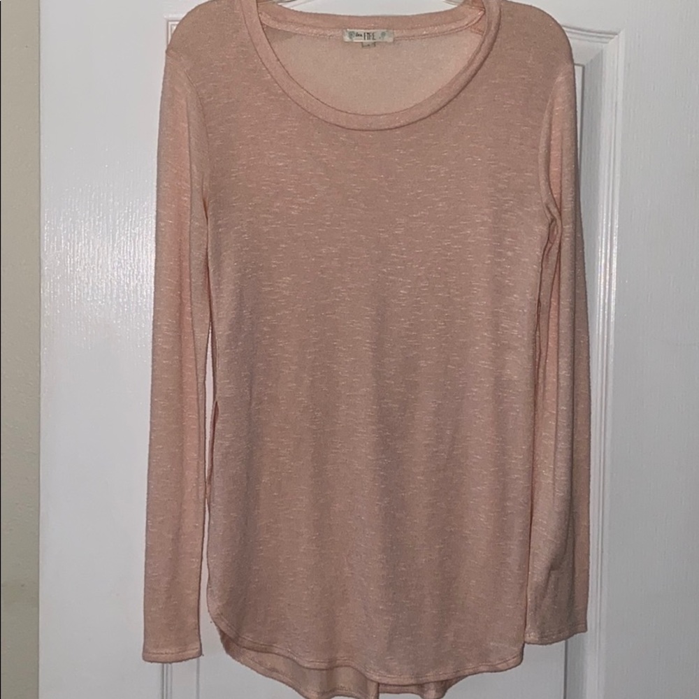 Love fire long sleeve tunic